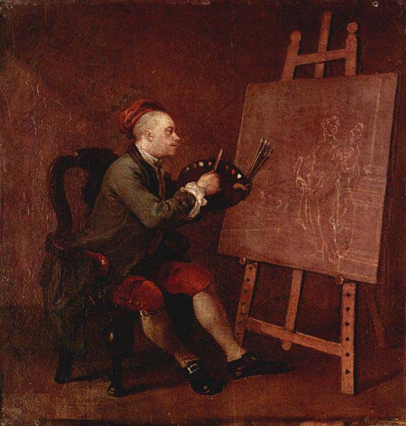 Hogarth Painting the Comic Muse